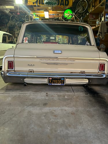 Customer photo review of 1963 CALIFORNIA LICENSE PLATE 6"x12" (156.5mm x 305mm)