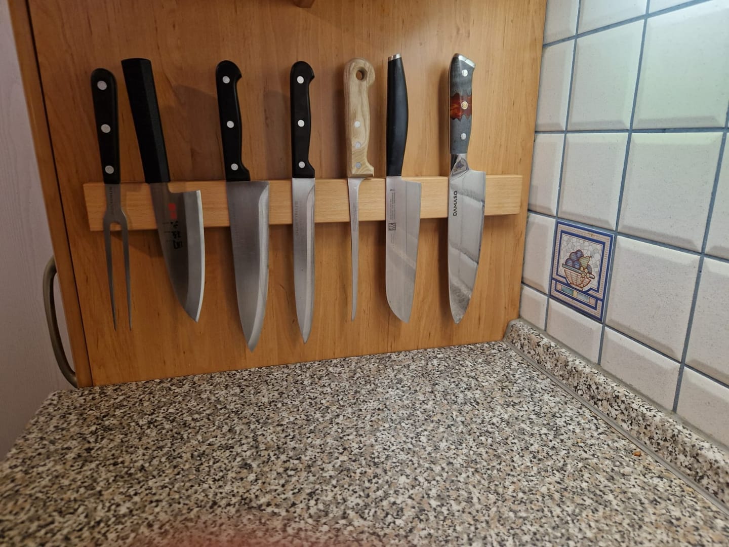 Customer photo review of Magnet Messerleiste CULTRO aus Holz