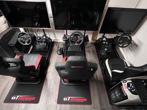 Customer photo review of Simulator Floor Mat