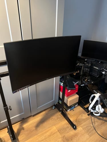 Customer photo review of Portable Monitor Stand