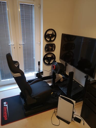 Customer photo review of Simulator Floor Mat