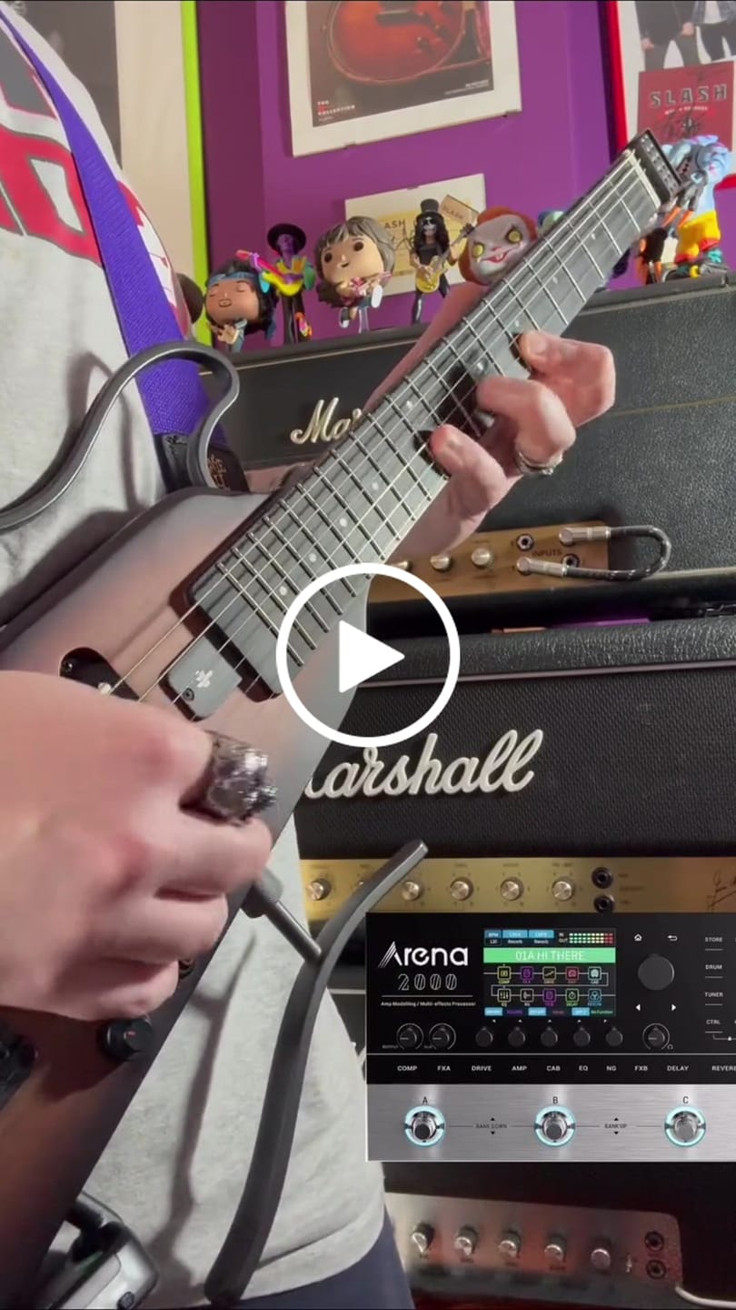 Customer video review of Donner Arena 2000 Pédale Multi-Effets