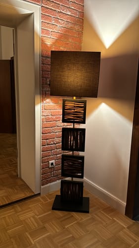 Customer photo review of Design Stehlampe REMA 163cm Treibholzlampe