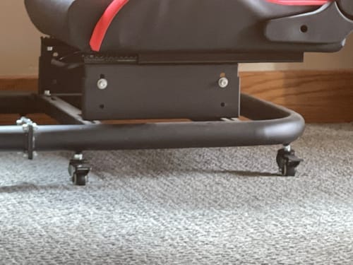 Customer photo review of Sim Racing Caster Wheels