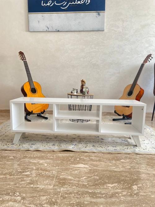 Customer photo review of Stand TV YAREN 120 cm - Blanc - Salon et séjour