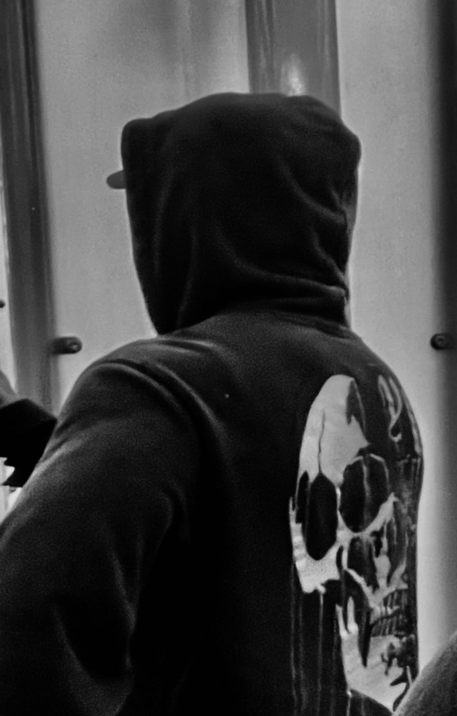 Customer photo review of 551 - Drippy Skull Hoodie