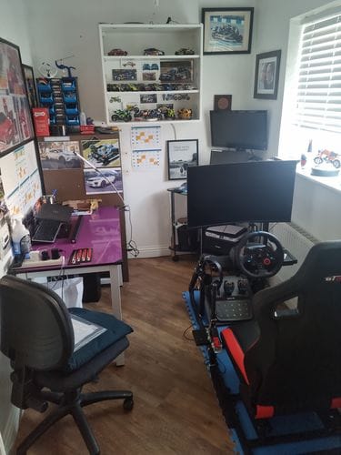 Customer photo review of ART Simulator Single Monitor Mount