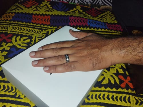 Customer photo review of BOUNDLESS LOVE MOISSANITE BAND