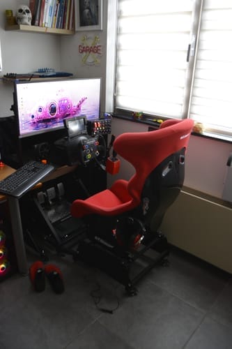 Customer photo review of Portable Monitor Stand