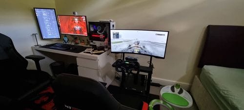 Customer photo review of ART Simulator Single Monitor Mount