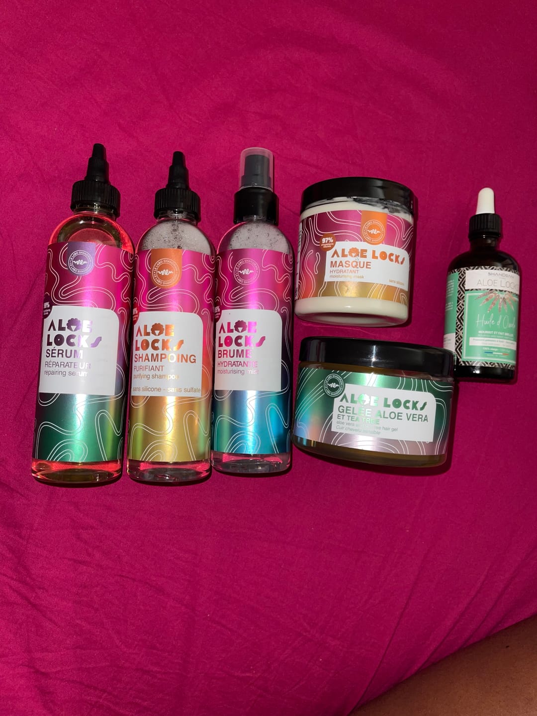 Customer photo review of Aloé Locks - PACK - Routine pour Locks