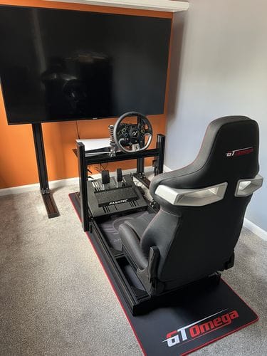 Customer photo review of Simulator Floor Mat