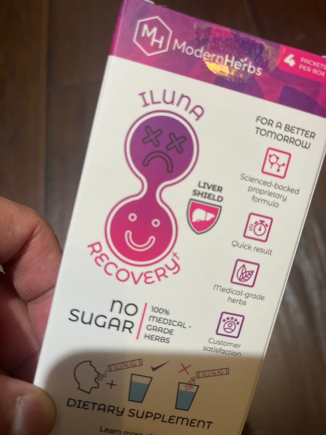Customer photo review of ILUNA Small Box (4 packets)