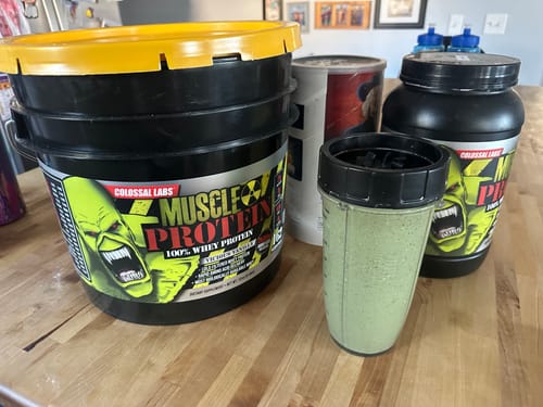 Brett C. review of 12 lbs Bucket - Colossal Labs™ Muscle Protein image 1 out of 1