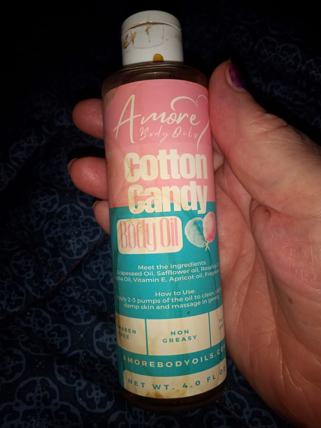 Customer photo review of Sugar Cookies - Body Oil