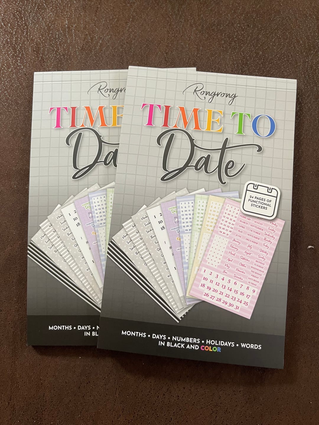 Customer photo review of Time To Date Sticker Book [EVERYDAY]
