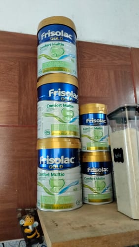 Customer photo review of Frisolac Gold Comfort Multio (0-12 Meses) Pack C/ 1.2 Kg
