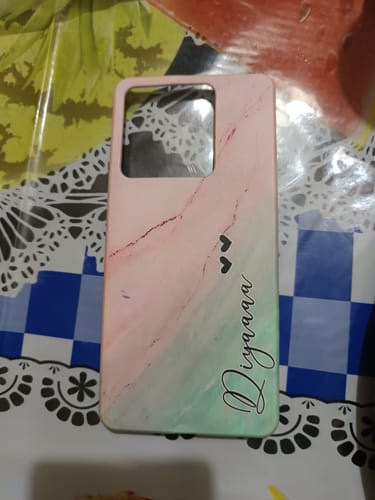 Customer photo review of The Gradient Marble Family Phone Case Cover