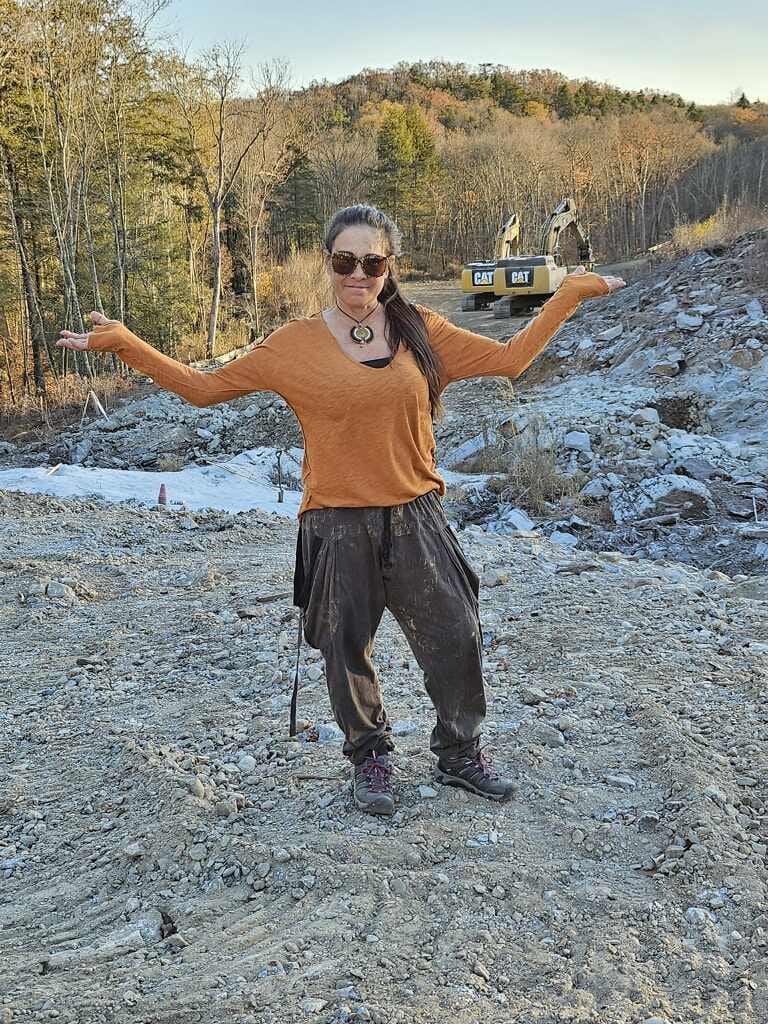 Customer photo review of Cyberpunk Harem Pants Women & Men Nebula