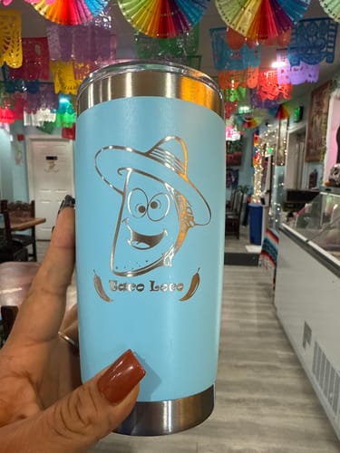 Customer photo review of (6 Pieces) Custom Laser Engraved - 20oz Tumblers