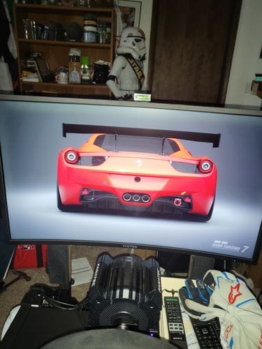 Customer photo review of ART Simulator Single Monitor Mount