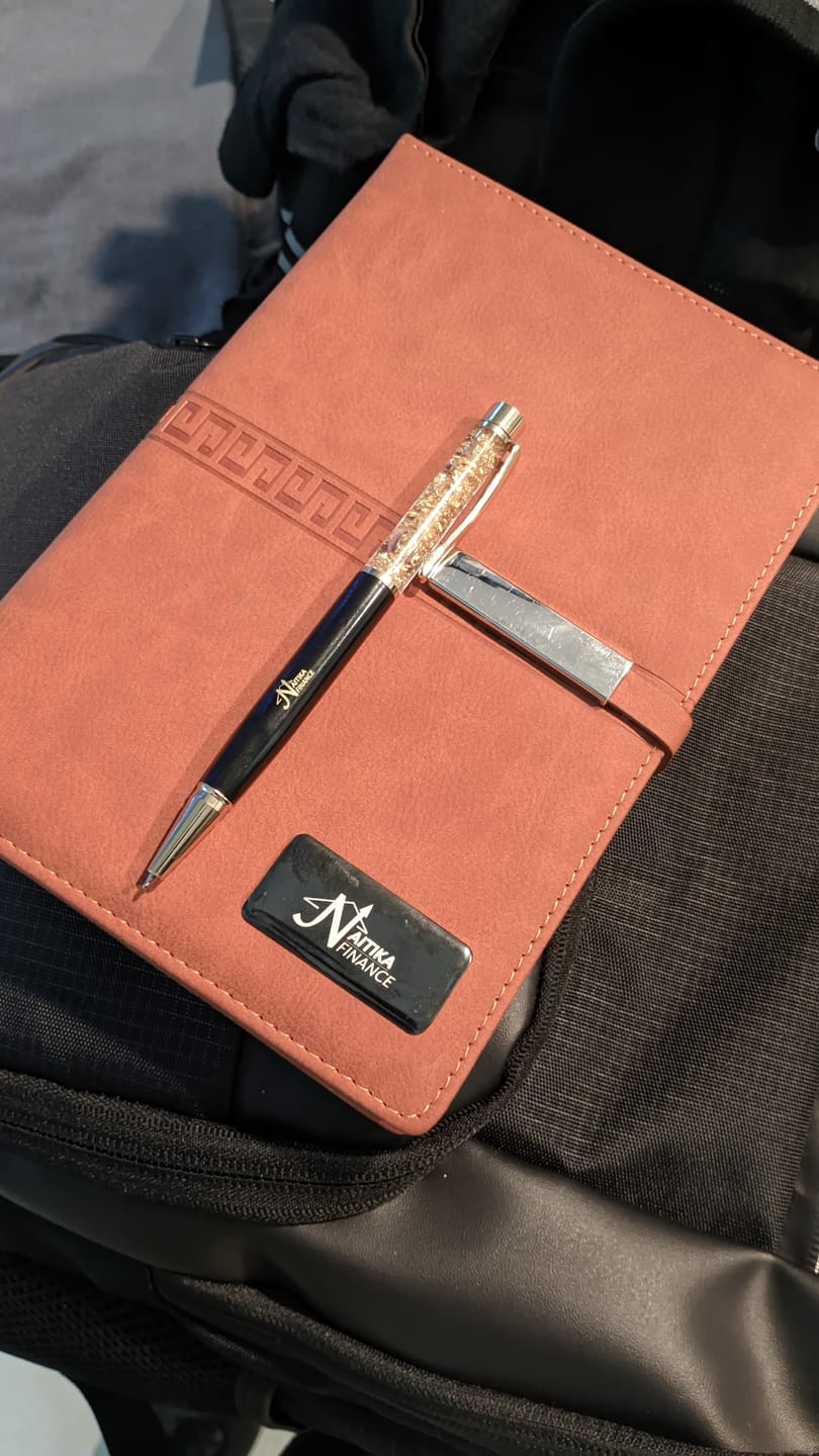 Customer photo review of 2 in 1 Diary Pen Set | Corporate Gift | PrintMine.in