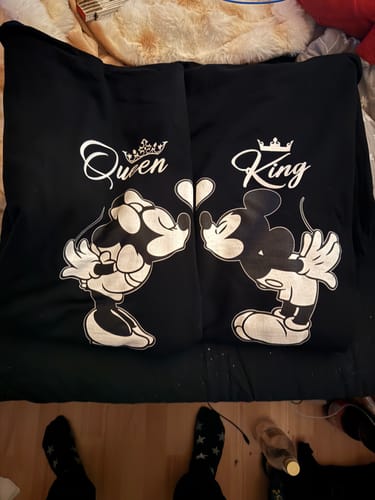 Customer photo review of KING MICKEY Rückendruck Unisex Hoodie