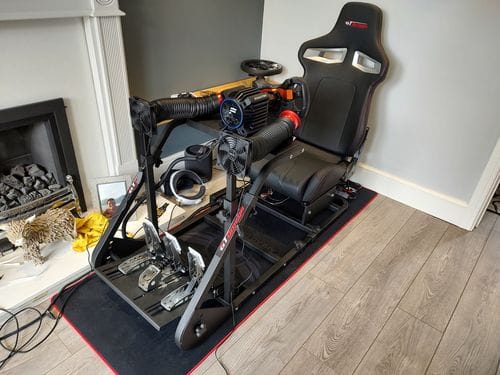 Customer photo review of Simulator Floor Mat