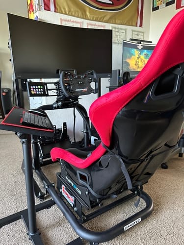 Customer photo review of Portable Monitor Stand