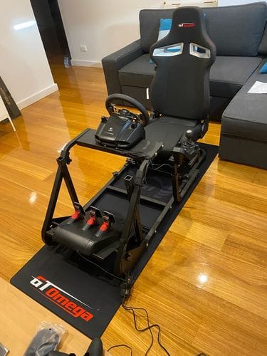 Customer photo review of Simulator Floor Mat