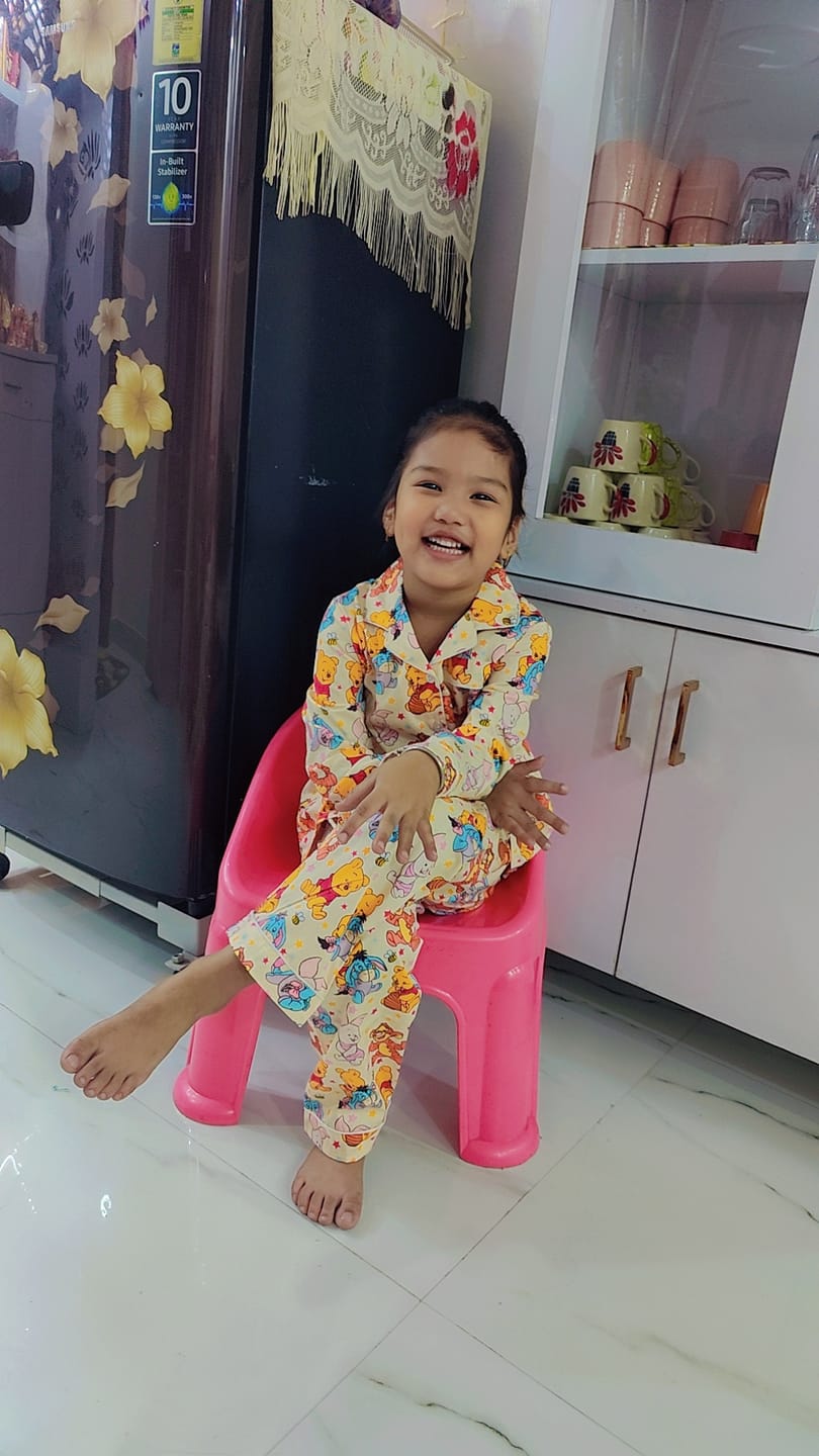 Customer photo review of Ted and Friends Night Suit