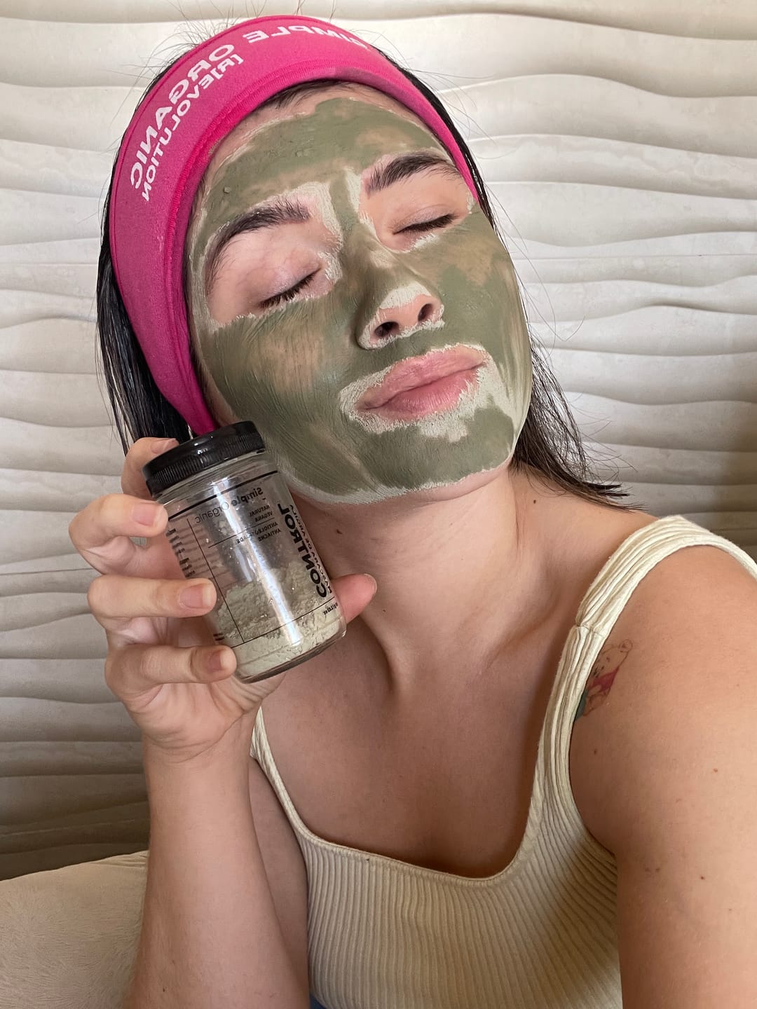 Customer photo review of Máscara de Argila Control