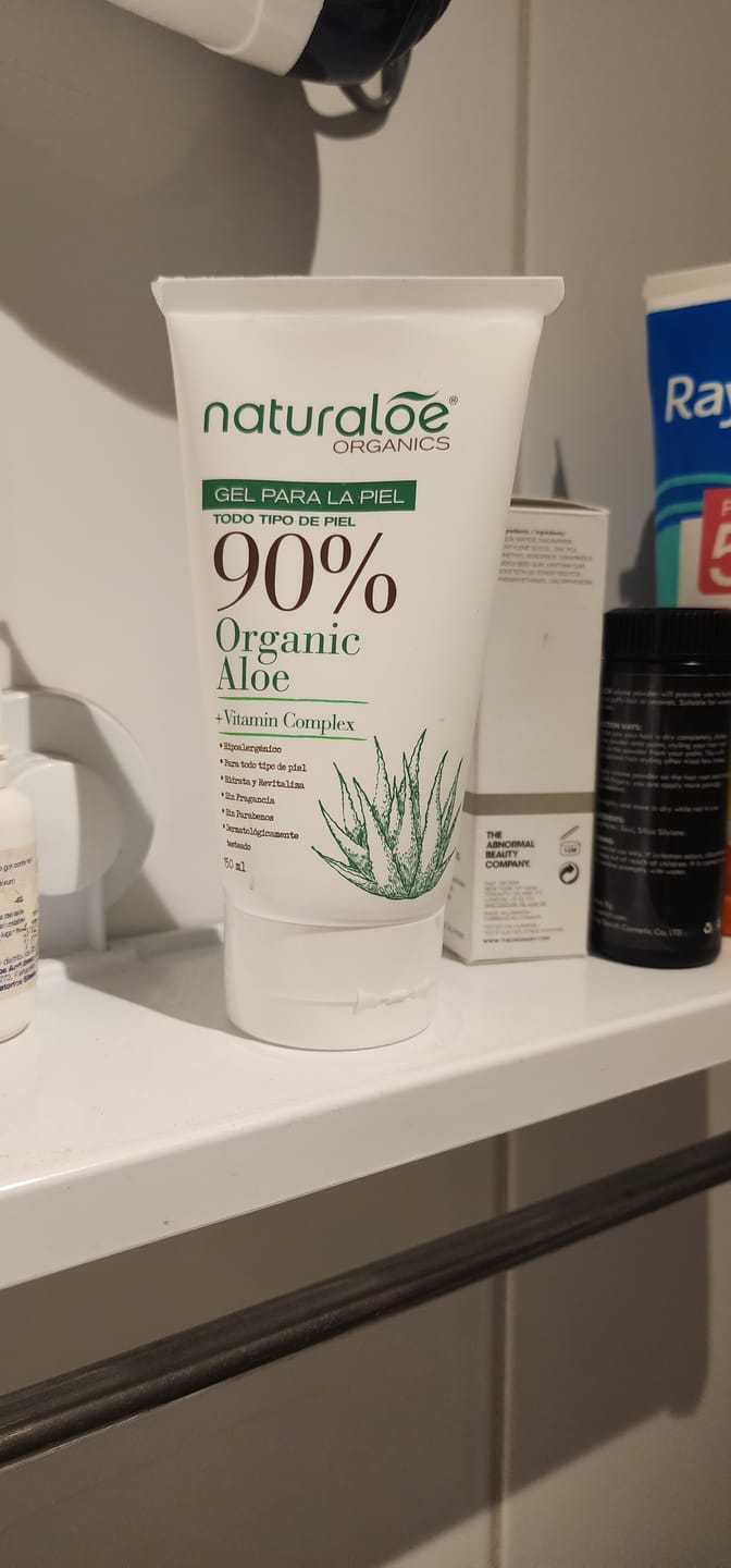 Customer photo review of Gel Puro de Aloe Vera Orgánico & Vitamin Complex® 150ml