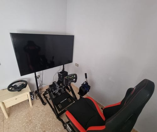 Customer photo review of Portable Monitor Stand