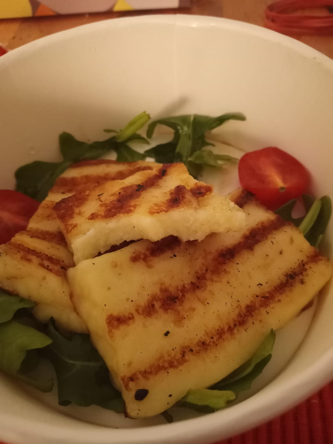 Customer photo review of Grilled Halloumi Cheese