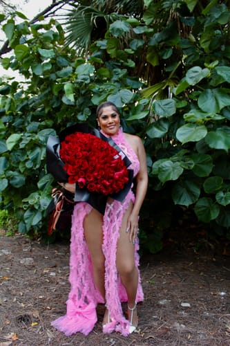 Customer photo review of Red Rose Bouquet