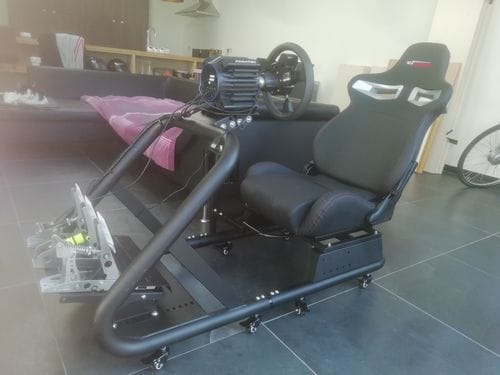 Customer photo review of Sim Racing Caster Wheels