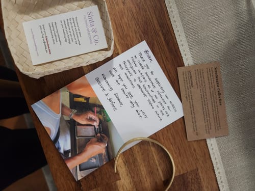 Customer photo review of Nonom Brass Bangle