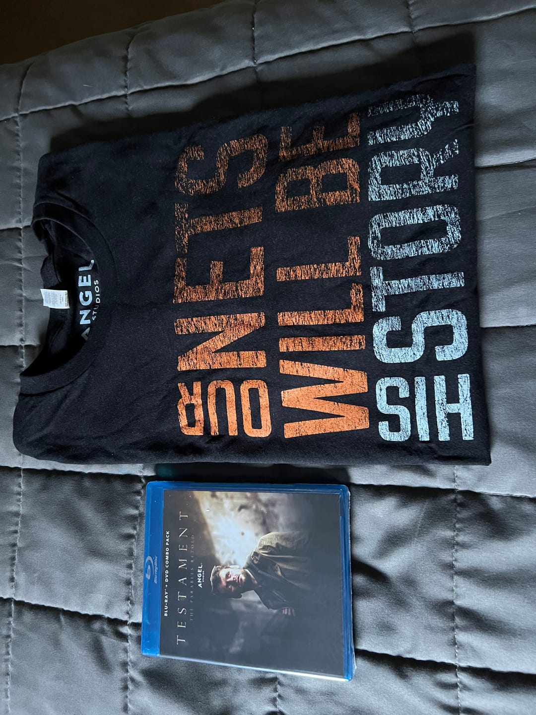 Customer photo review of Testament: The Parables Retold Blu-ray + DVD Combo Pack