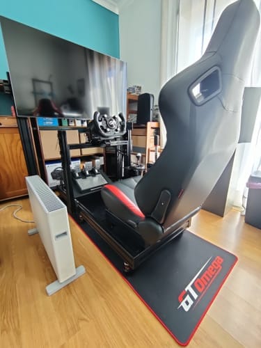 Customer photo review of Simulator Floor Mat