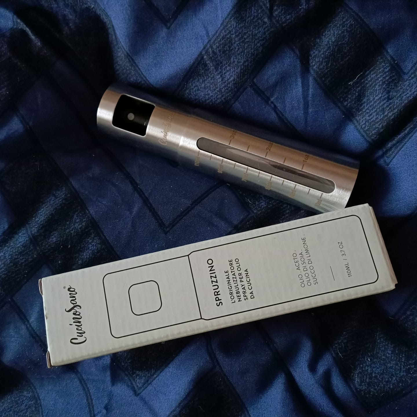 Customer photo review of Spruzzino - L'originale nebulizzatore spray per olio da cucina