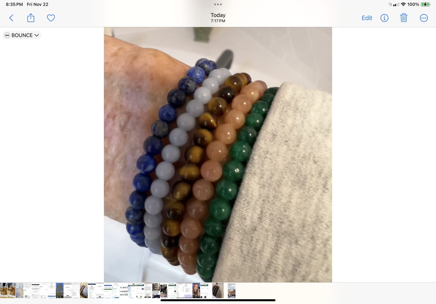 Customer photo review of Sunstone Bracelet Mini