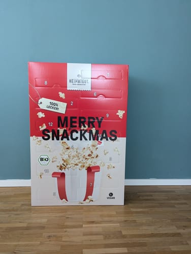 Kundenbewertung mit Foto zu ⏰ VORVERKAUF: Snack-Adventskalender 2024