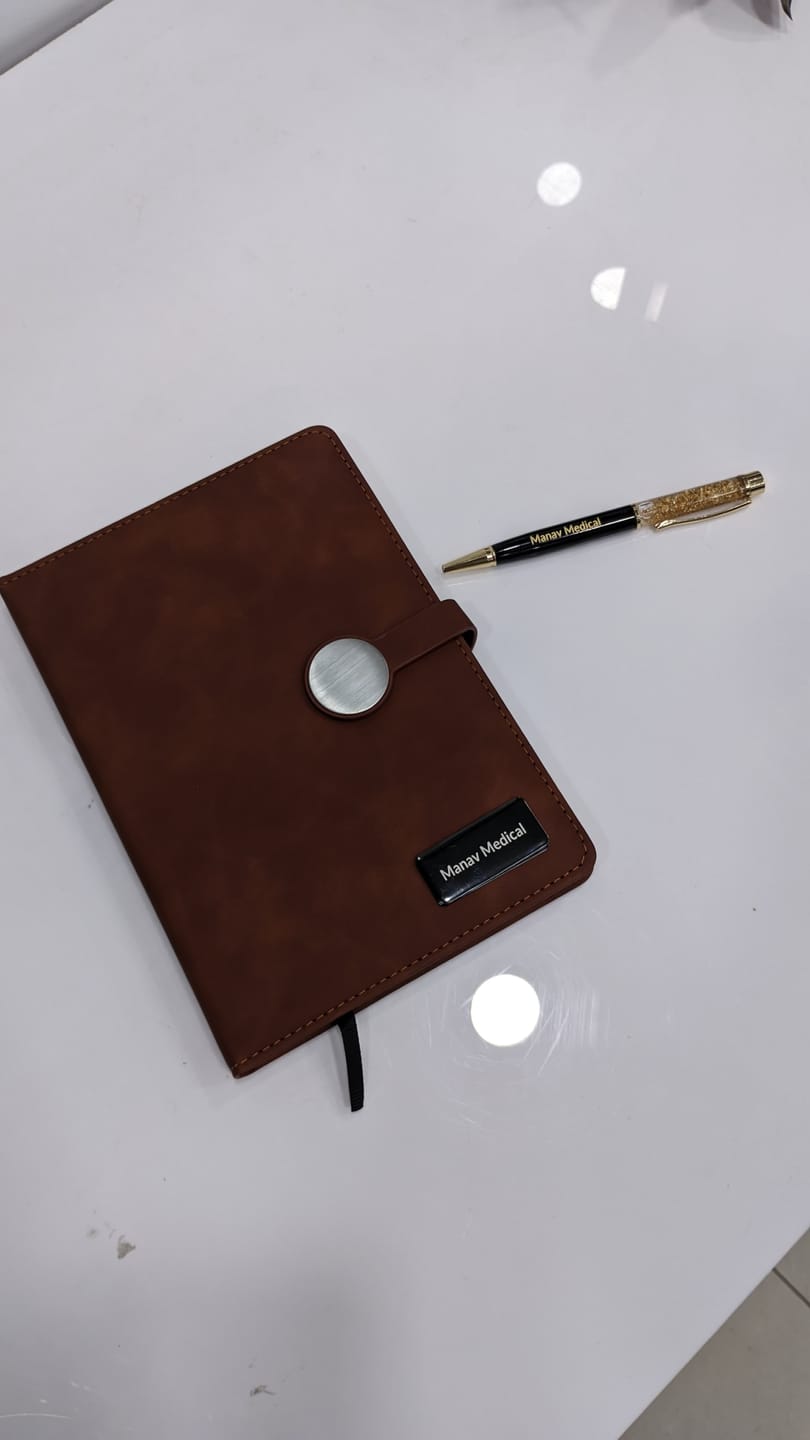 Customer photo review of 2 in 1 Diary Pen Set | Corporate Gift | PrintMine.in