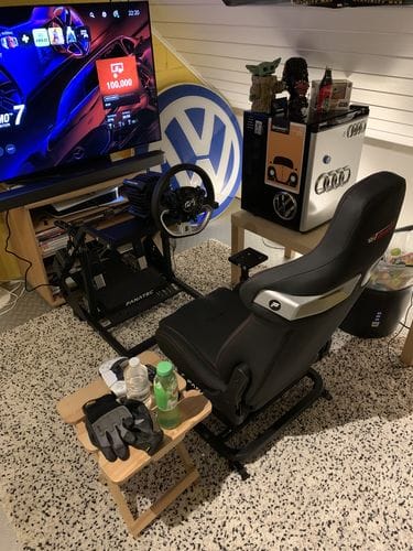 Customer photo review of Sim Racing Caster Wheels