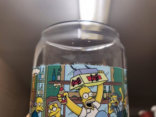 Customer photo review of “Moe's Tavern” 16oz glass
