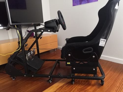 Customer photo review of Sim Racing Caster Wheels