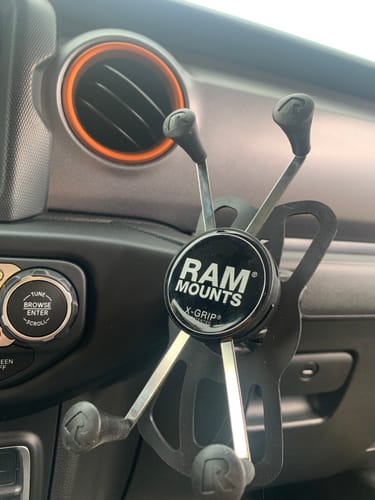 Customer photo review of Gladiator JT Grab Bar Ball Mount