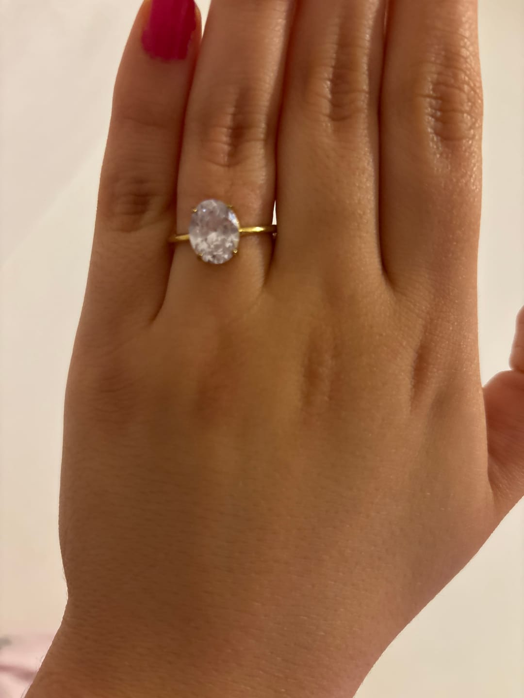 Customer photo review of Paola Ring | 18K vergoldet