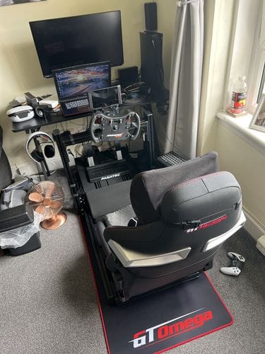 Customer photo review of Simulator Floor Mat